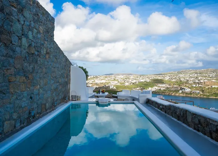 Tommaso Iconic Pool And Sea View By Schatz Collection Villa Mykonos Town