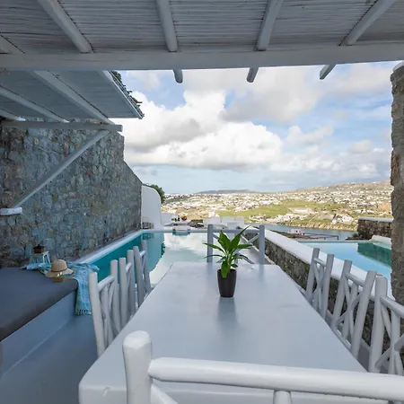 Tommaso Mykonos-iconic Pool & Sea View Villa Mykonos Town